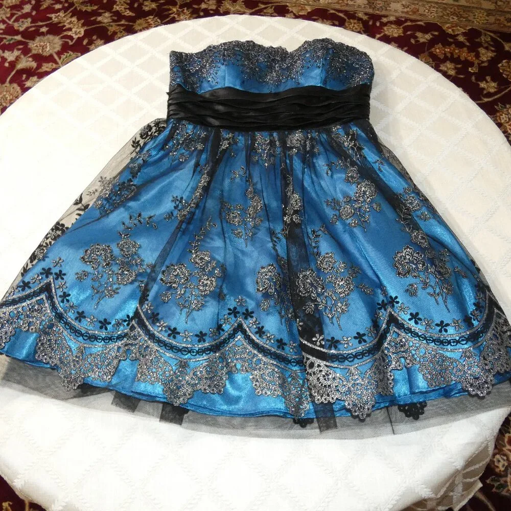 Strapless Prom or Homecoming Dress Size 9 - Picture 5 of 5
